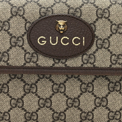 Gucci GG Supreme Monogram Neo Vintage Web Belt Bag Brown 9 of 12