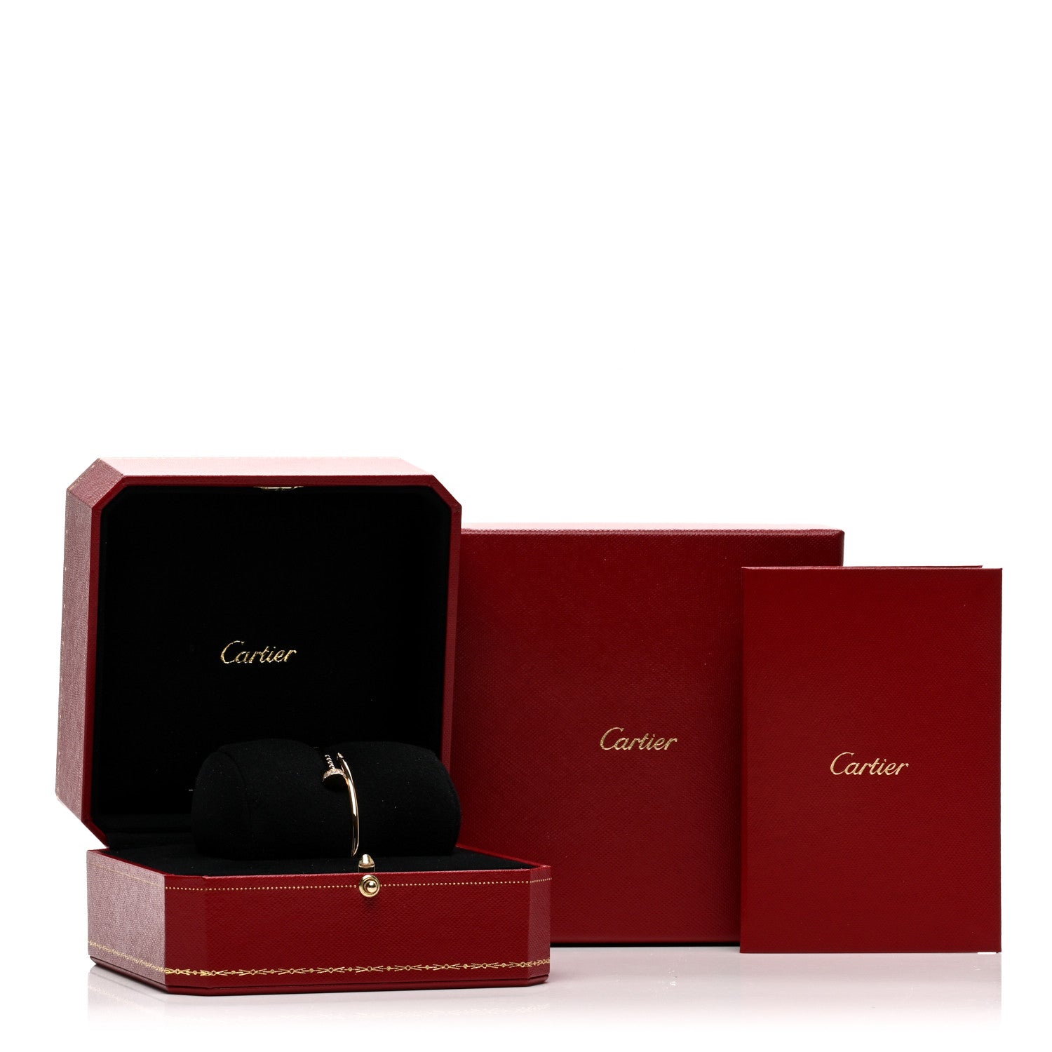 Cartier 18K Yellow Gold Diamond Small Juste Un Clou Bracelet 15 4 of 4