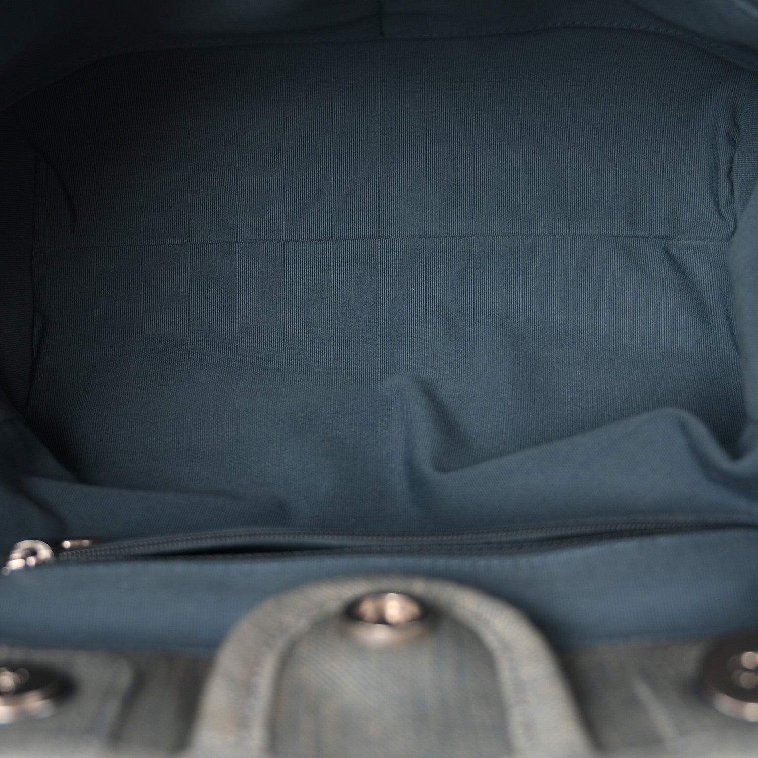 Chanel Denim Small Deauville Tote Light Blue 5 of 10