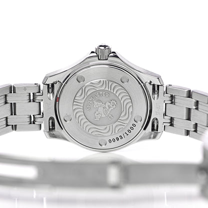 Omega Stainless Steel 36mm Seamaster Jacques Mayol Quartz Watch Green 2553.41 5 of 6
