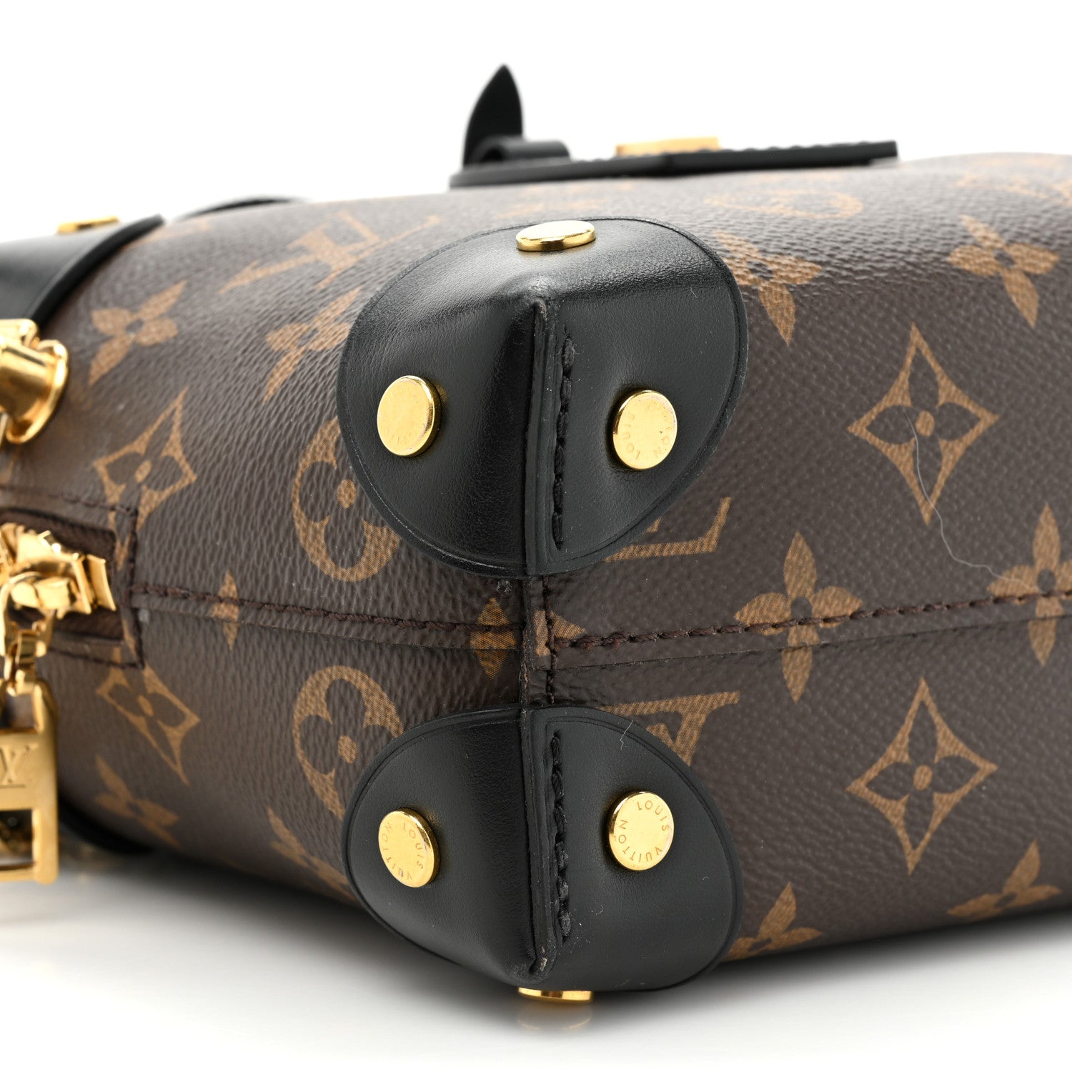 Louis Vuitton Monogram Petite Malle Souple Black 8 of 12