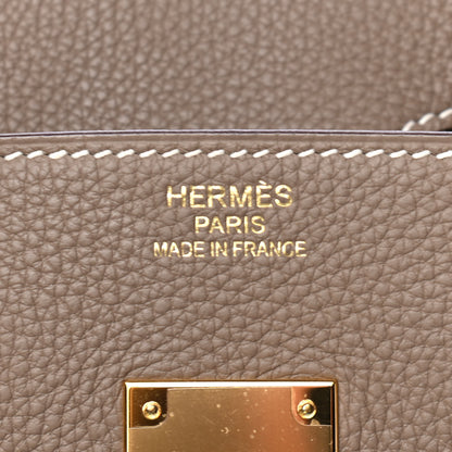 Hermes Togo Birkin 35 Etoupe 5 of 9