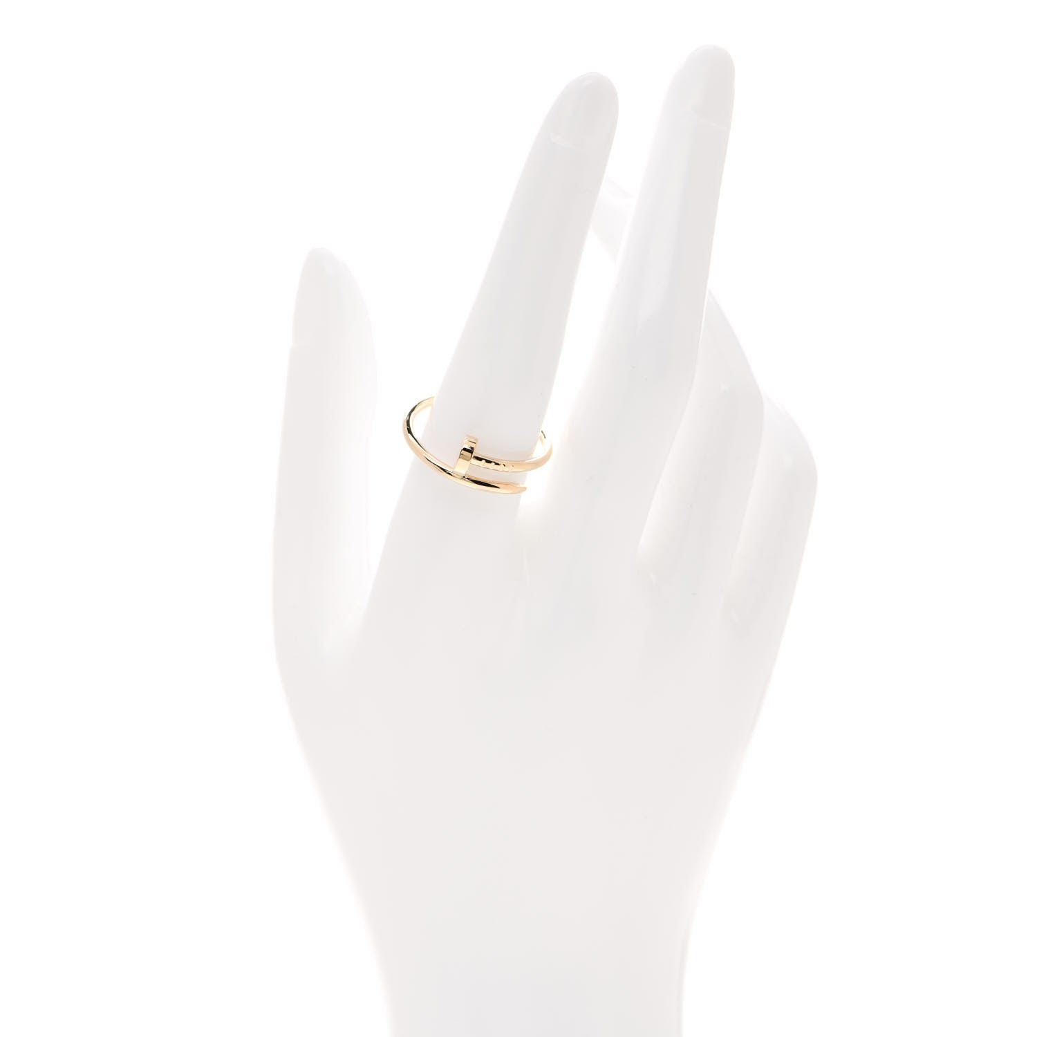 Cartier 18K Yellow Gold Small Juste Un Clou Ring 58 8.25 2 of 5
