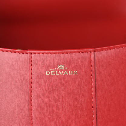 Delvaux Box Calfskin Mini Brillant Satchel Red 6 of 9