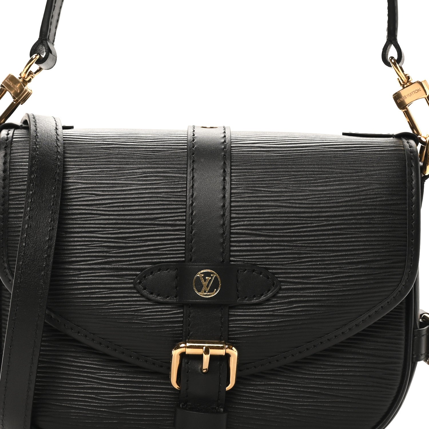 Louis Vuitton Epi Saumur BB Black 7 of 9