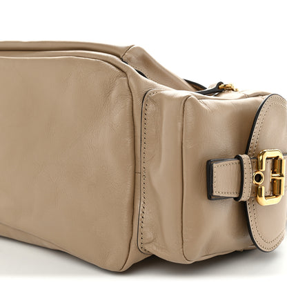 Chloe Shiny Calfskin Large Double Carry Camera Bag Motty Grey 9 of 9