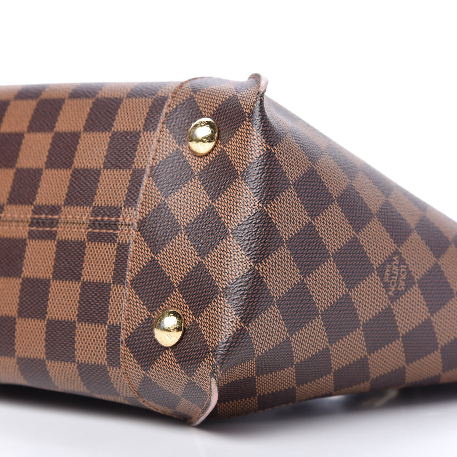 Louis Vuitton Damier Ebene Caissa Tote PM Rose Ballerine 7 of 10