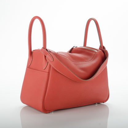 Hermes Taurillon Clemence Lindy 30 Sanguine 3 of 7