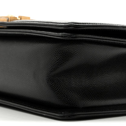 Chanel Caviar Quilted Medium Boy Flap Black 10 of 13