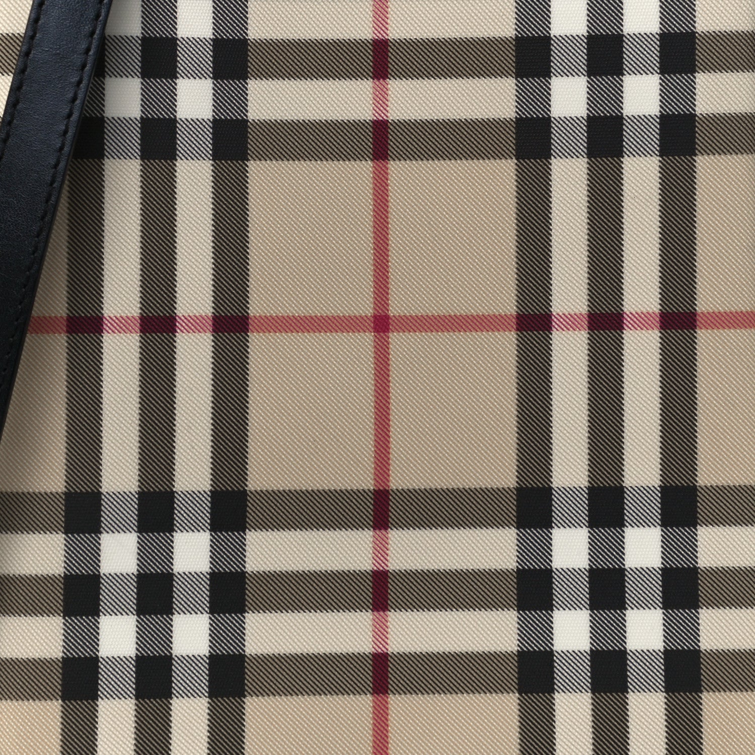 Burberry House Check Flat Crossbody Messenger Bag Black 8 of 13