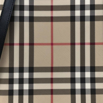 Burberry House Check Flat Crossbody Messenger Bag Black 8 of 13