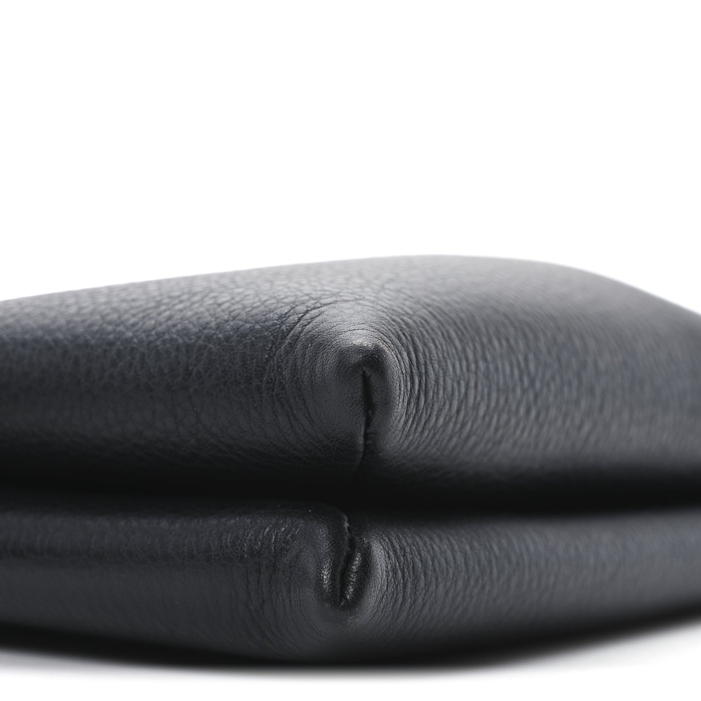 Matte Grained Calfskin Mini Nu Twin Bag Black