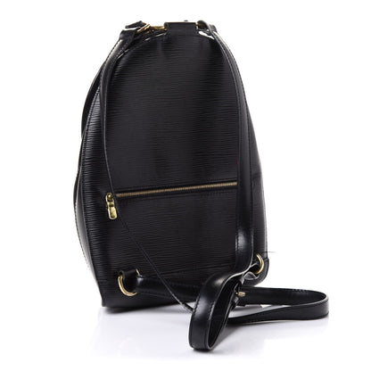 Louis Vuitton Epi Mabillon Backpack Black 4 of 20