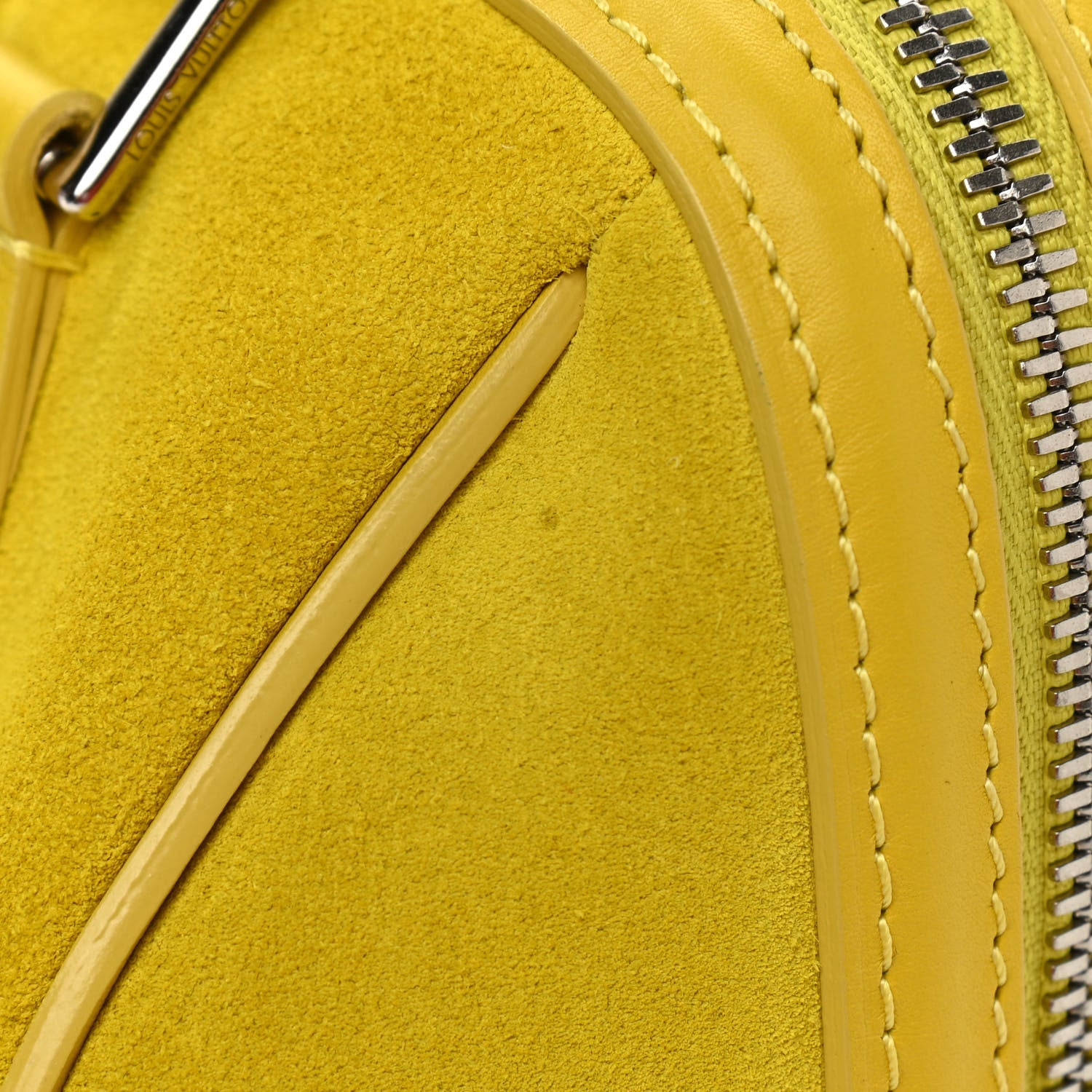 Louis Vuitton Suede Cubic Illusion Fleur Speedy Cube PM Yellow 11 of 14
