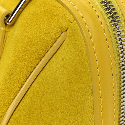 Louis Vuitton Suede Cubic Illusion Fleur Speedy Cube PM Yellow 11 of 14