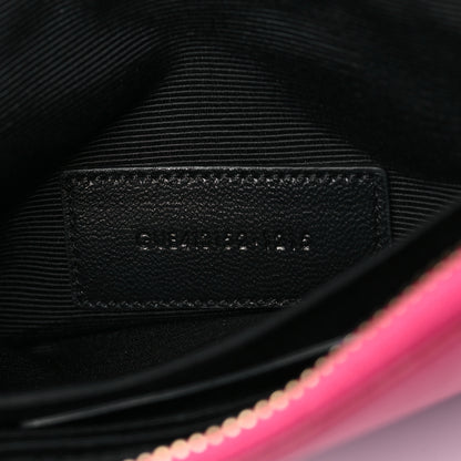 Saint Laurent Calfskin Monogram Phone Pouch Crossbody Bag Bubblegum 7 of 9