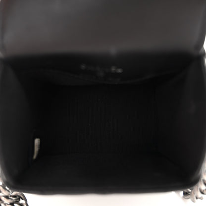 Chanel Lambskin Quilted Trunk Bag Black 5 of 11