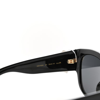 Gucci Acetate Square Frame Sunglasses GG0142SA Black 6 of 8