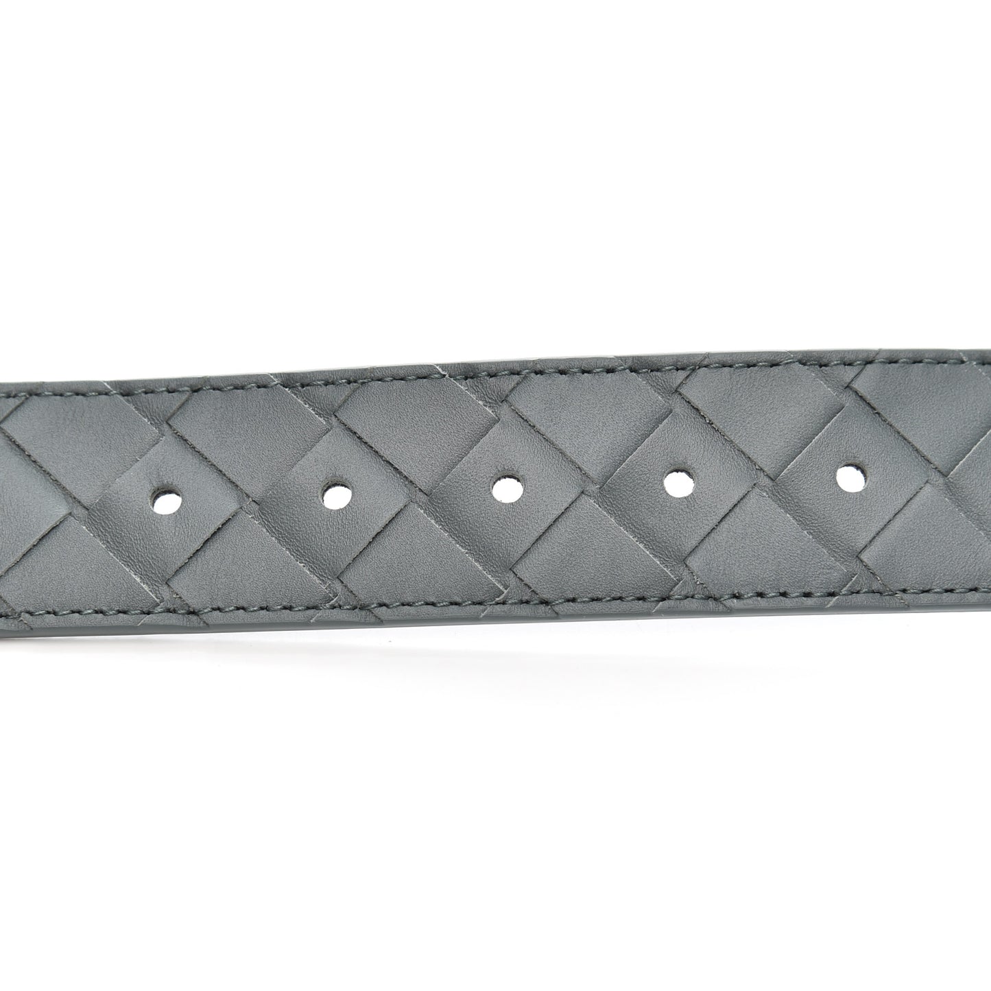 Nappa Intrecciato Belt 90 36 Slate