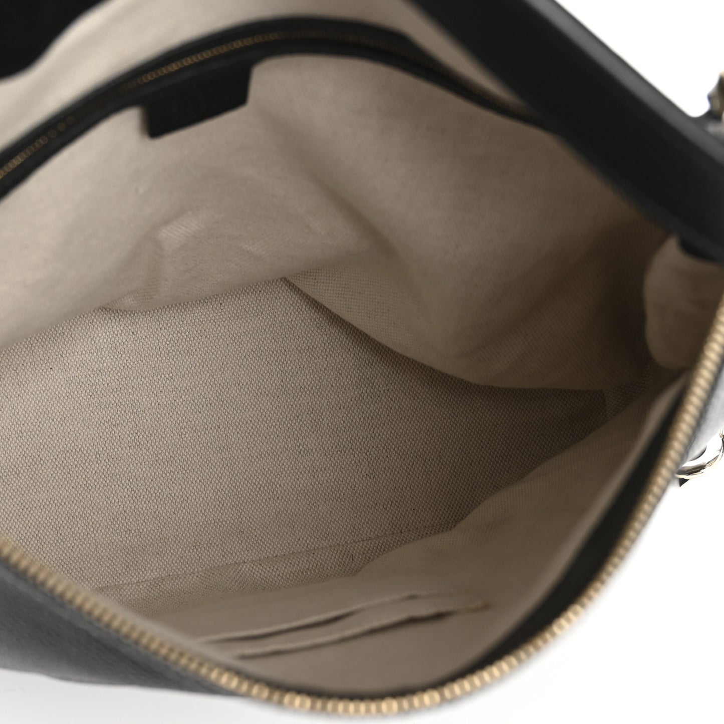 Pebbled Calfskin Large Soho Hobo Black