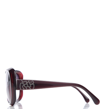 Chanel CC Camellia Sunglasses 5248 Dark Red 3 of 7