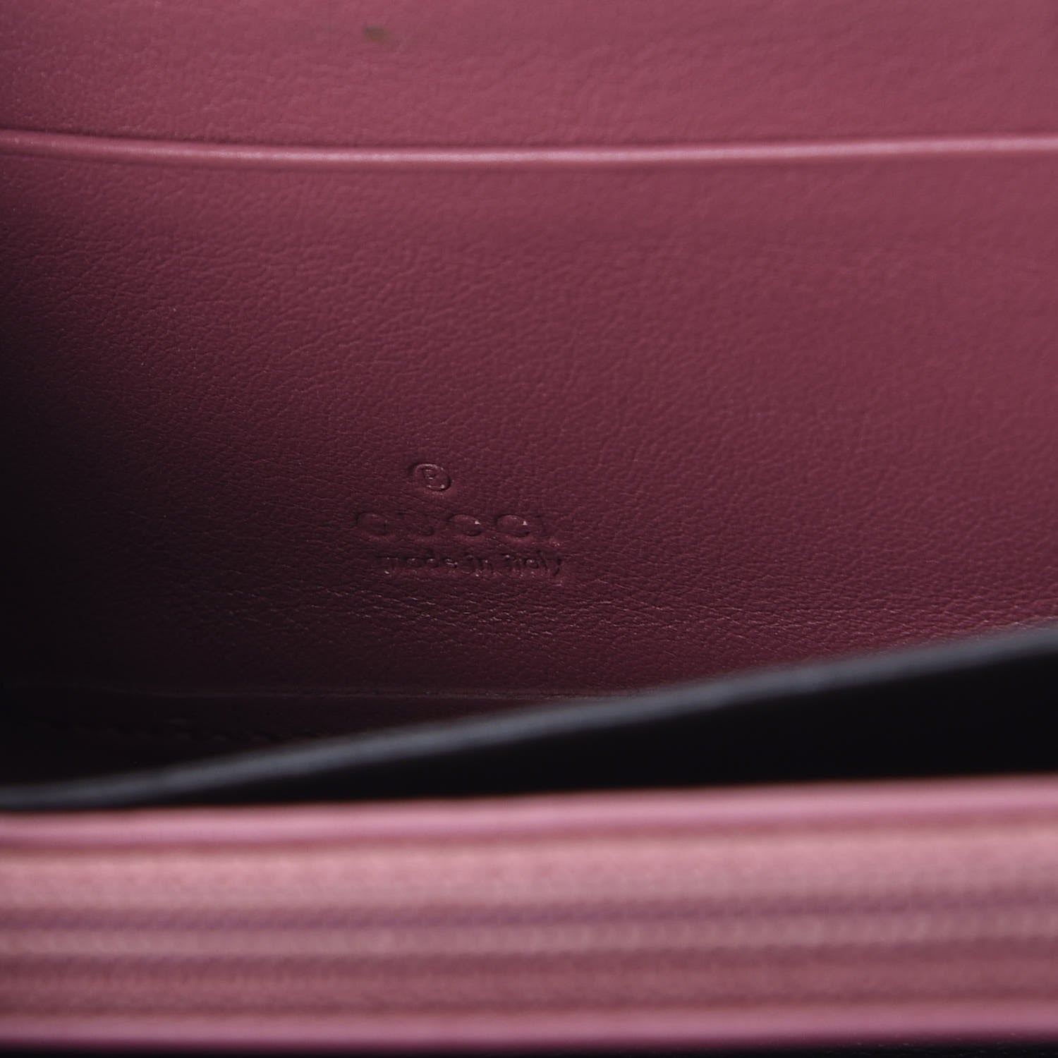 Gucci Monogram Margaux Calfskin Sukey Zip Around Wallet Beige Ebony Vintage Rose 6 of 11