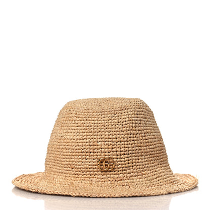 Gucci Raffia Double G Hat S Ivory 2 of 9