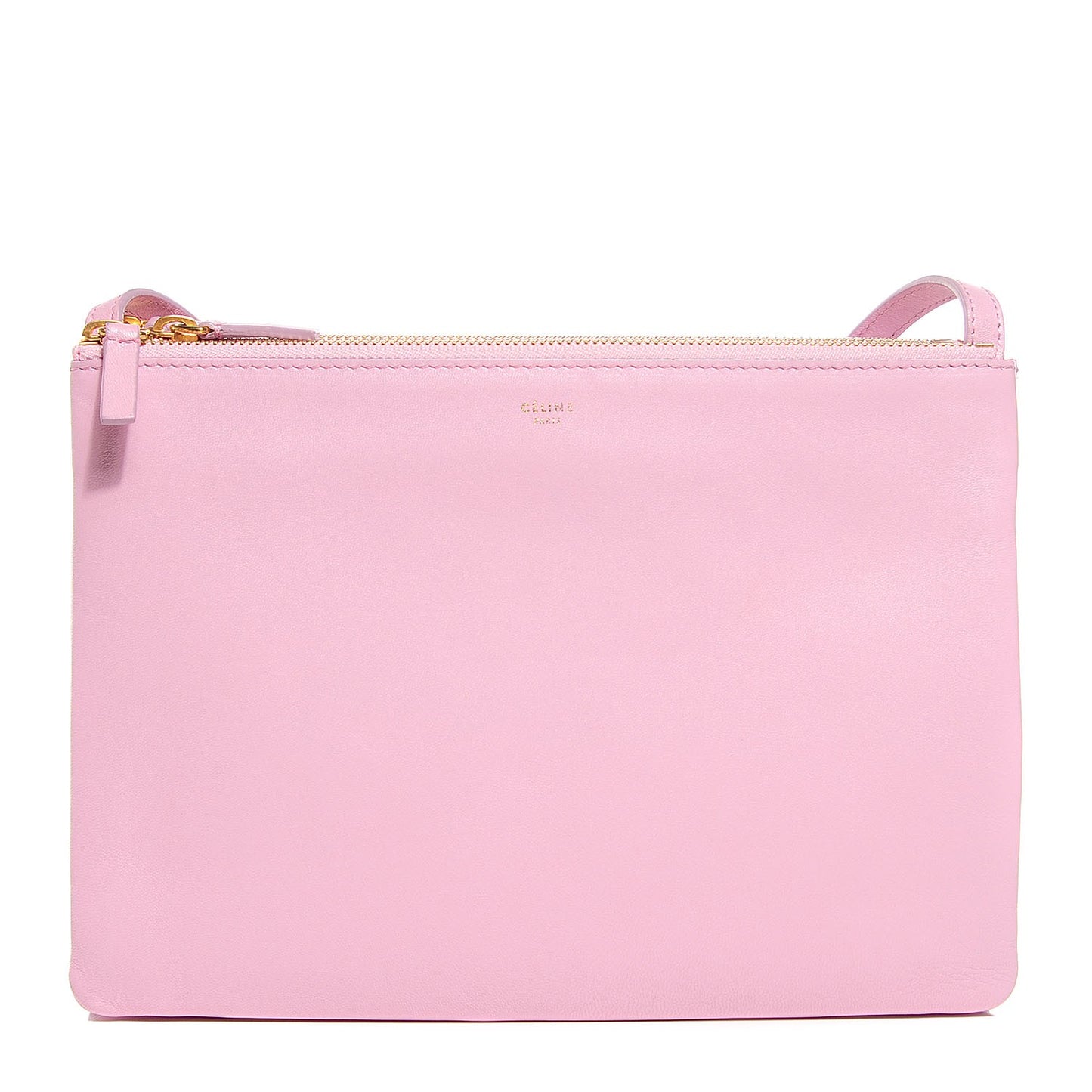 Lambskin Large Trio Crossbody Bag Pink