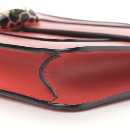 Bulgari Calfskin Serpenti Forever Shoulder Bag Coral 10 of 15