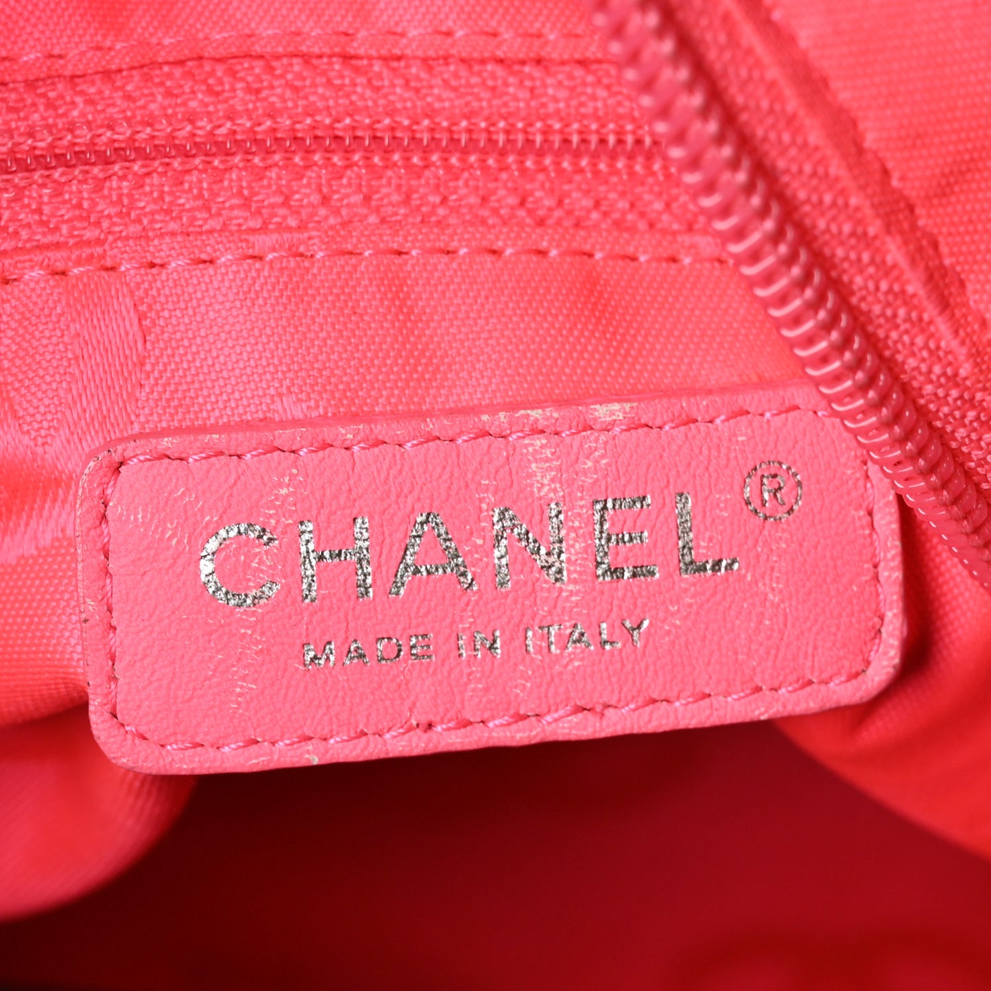 Calfskin Quilted Medium Cambon Tote Black