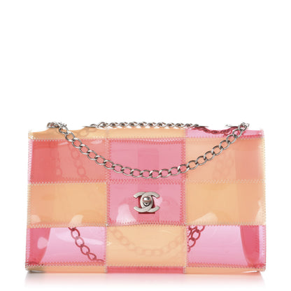 Chanel PVC Stitched Flap Beige Pink 1 of 11