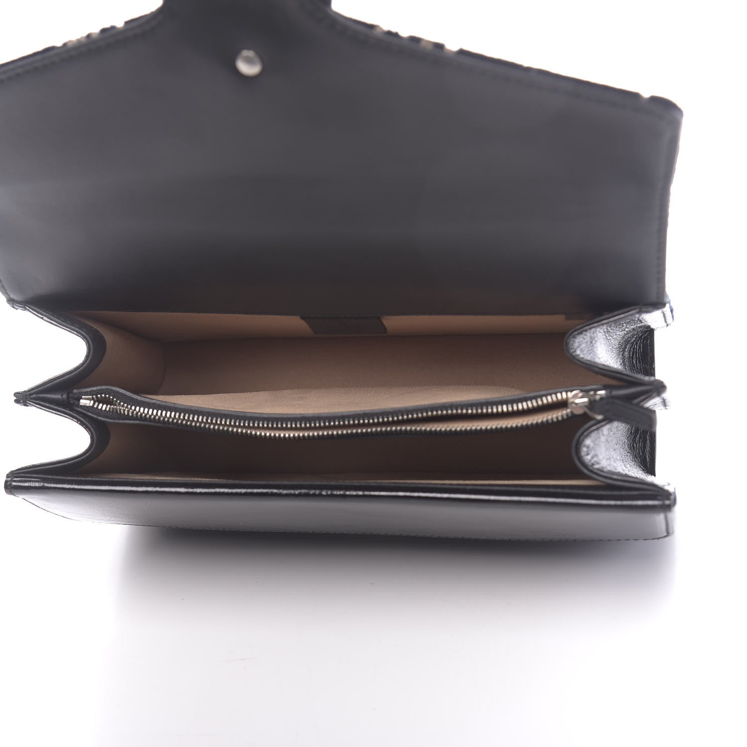 Gucci Velvet Skipper GG Monogram Small Dionysus Shoulder Bag Blue Beige Black 5 of 11