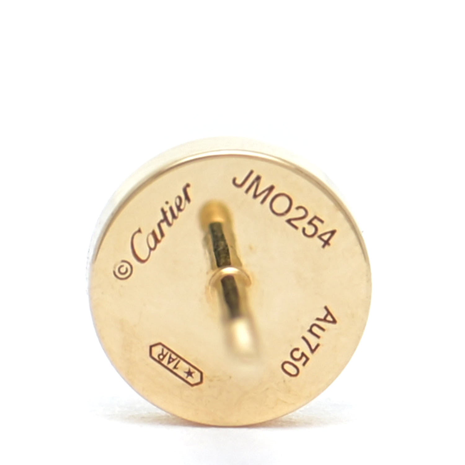 Cartier 18K Yellow Gold LOVE Earrings 5 of 5