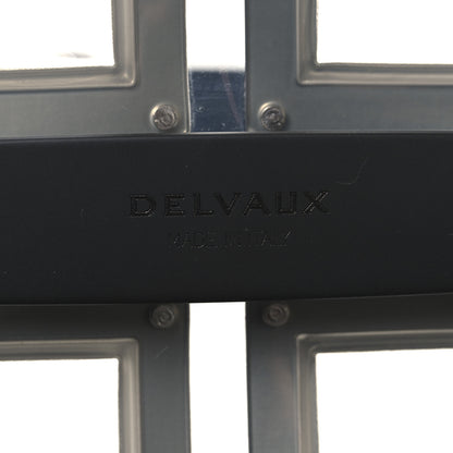 Delvaux Vinyl Gladiator Tempete Satchel Antique Silver Gold 6 of 9