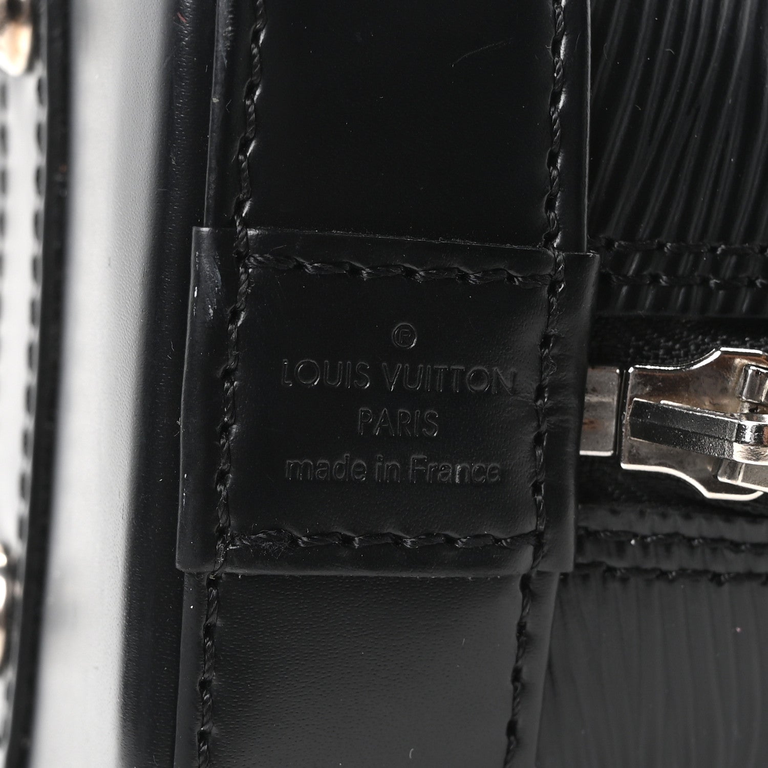 Louis Vuitton Epi Alma BB Black 6 of 10