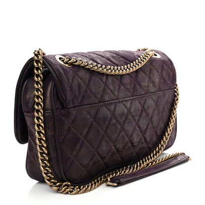 Chanel Iridescent Calfskin Quilted Small Shiva Flap Purple 3 of 11