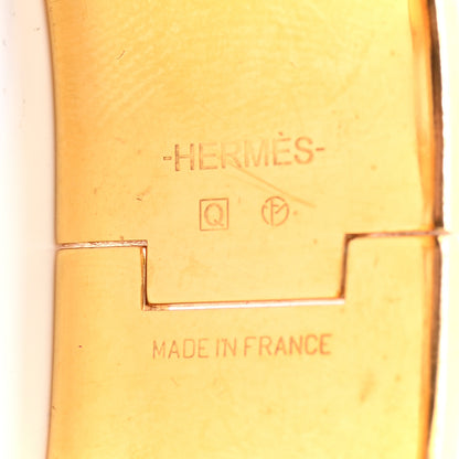 Hermes Enamel Wide Clic Clac H Bracelet GM White 4 of 4