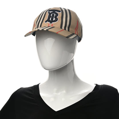 Burberry Cotton Vintage Check Monogram Baseball Hat M Archive Beige 2 of 8