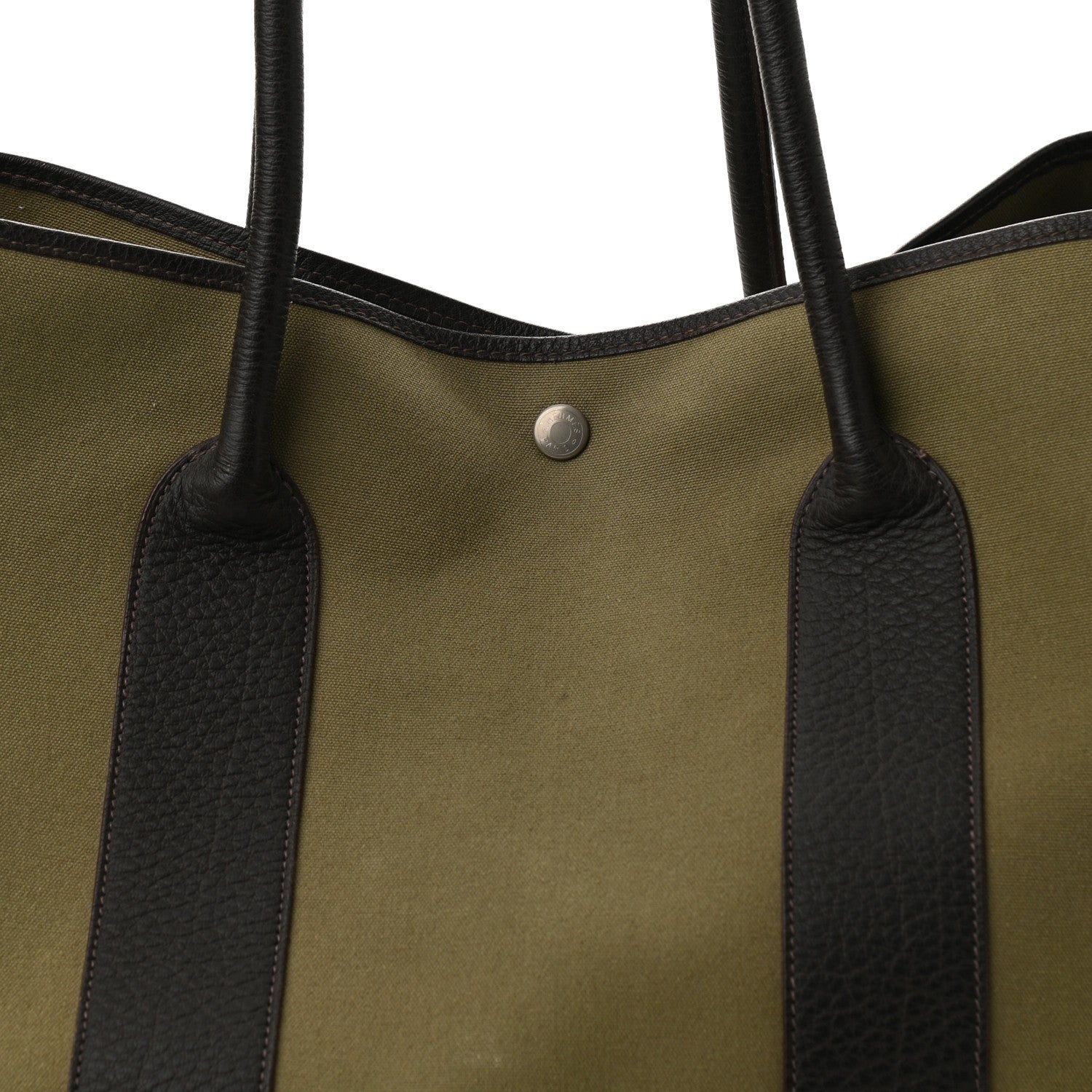 Hermes Toile Buffle Skipper Garden Party 49 GM Olive 7 of 11