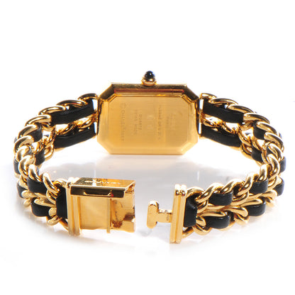 Chanel Stainless Steel Lambskin 20mm Chain Premiere Quartz Watch Gold L 4 of 7