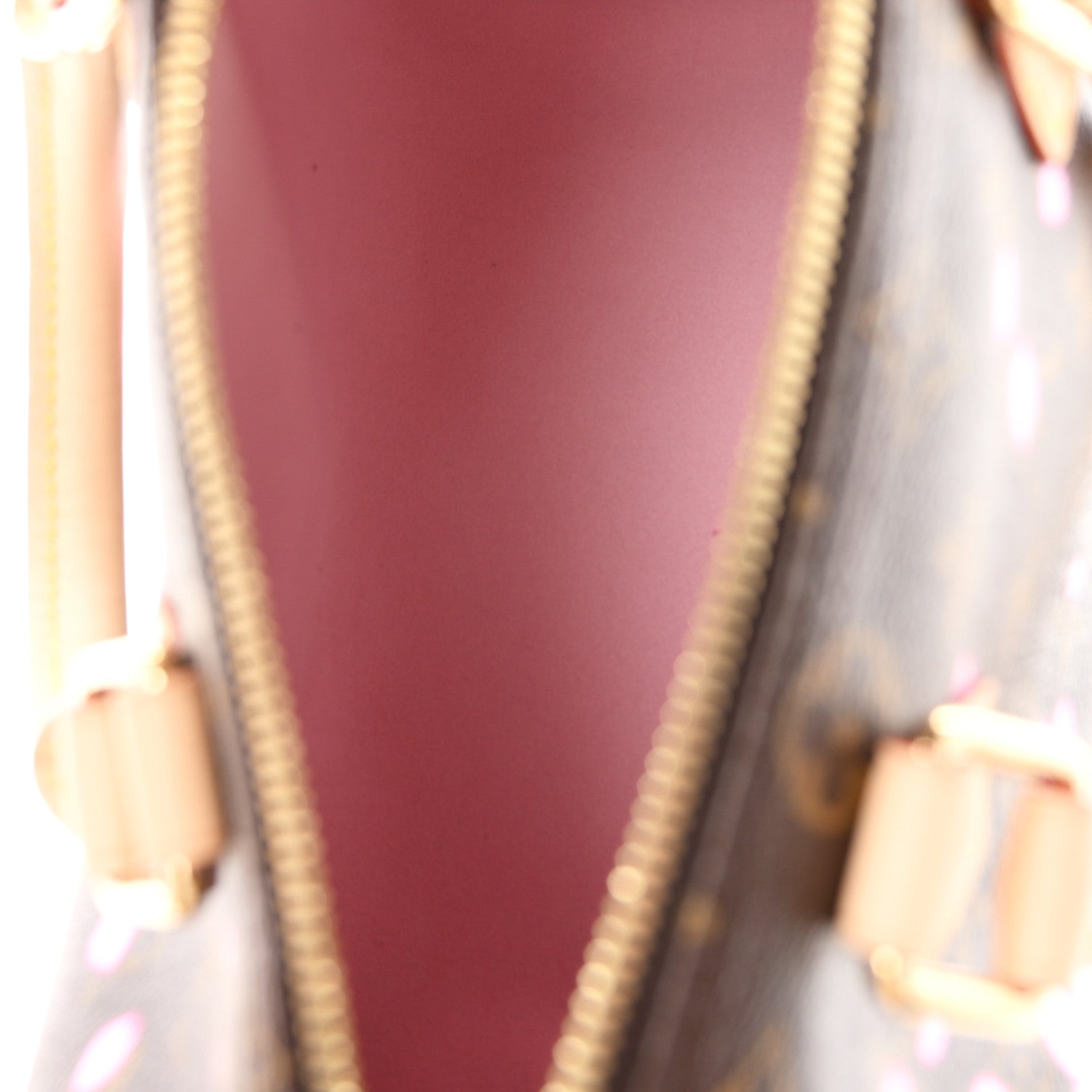 Louis Vuitton LV X TM Monogram Cherry Blossom Speedy Bandouliere 25 Sakura Brown 4 of 8