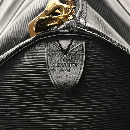 Louis Vuitton Epi Keepall 50 Black 5 of 15
