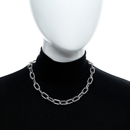 David Yurman Sterling Silver 11mm Madison Chain Necklace 2 of 5