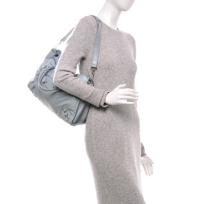 Balenciaga Agneau Giant 12 Silver Hardware City Bleu Dragee 2 of 7