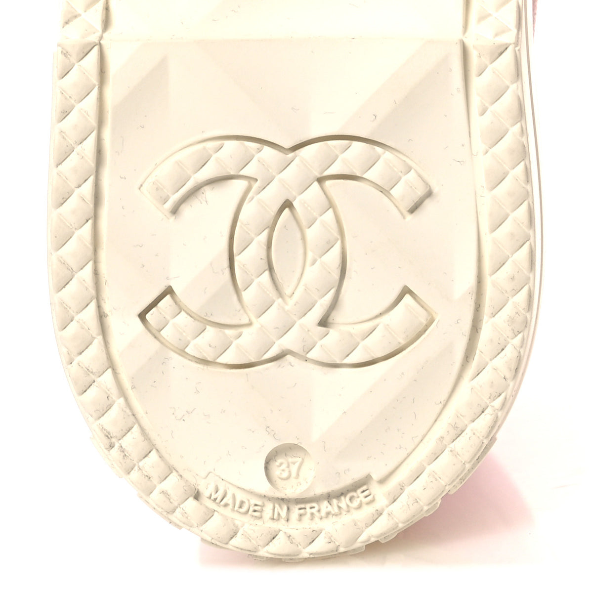 Chanel Caoutchouk CC High Boots 37 Rose 8 of 11