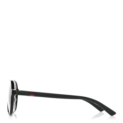 Gucci Acetate Web Aviator Sunglasses GG0423SA Black 2 of 7
