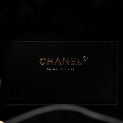 Chanel Pony Hair Mini Chanel 25 Handbag Dark Khaki Black 6 of 11