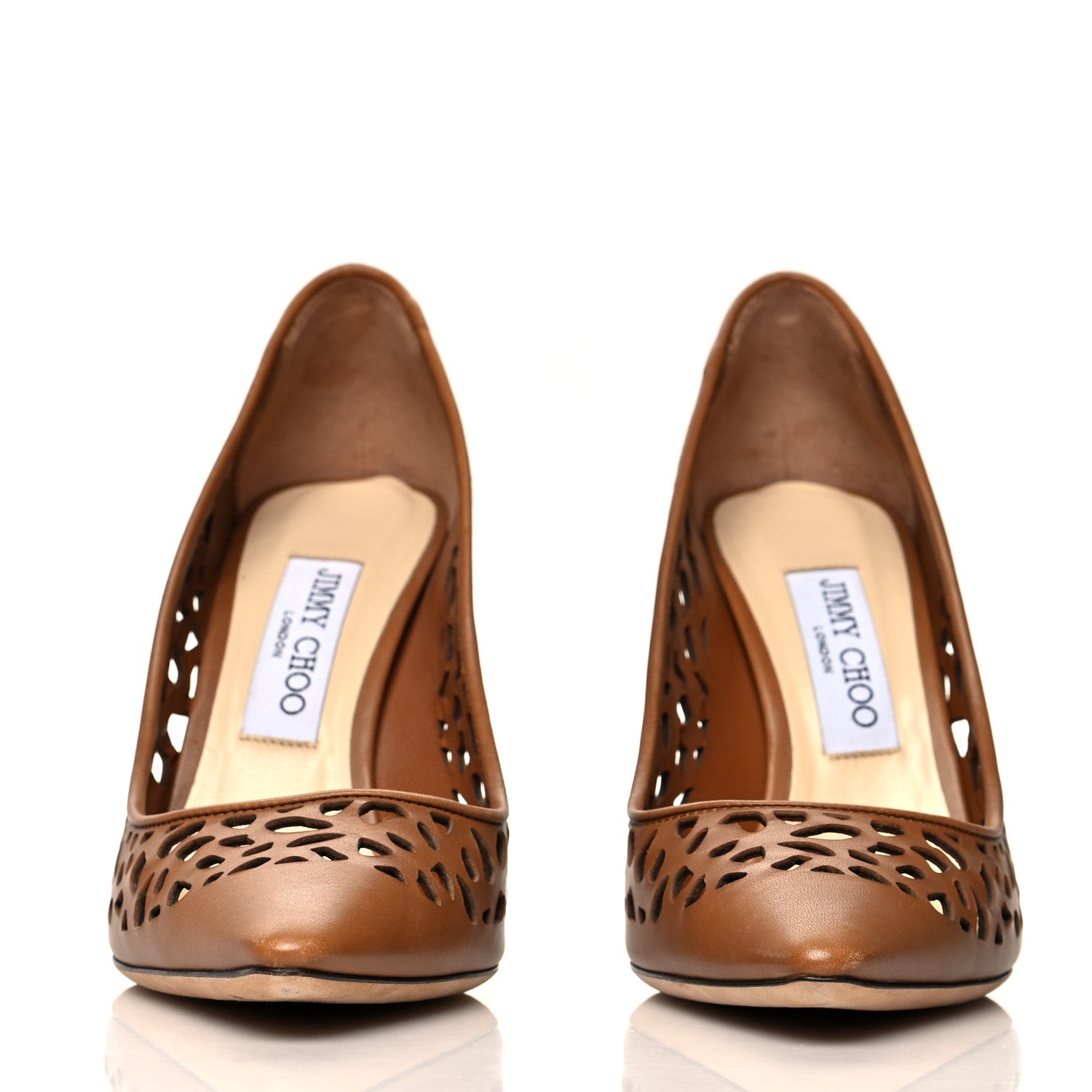 Jimmy Choo Cutout Romy 100 Pumps 38.5 Canyon 2 of 7