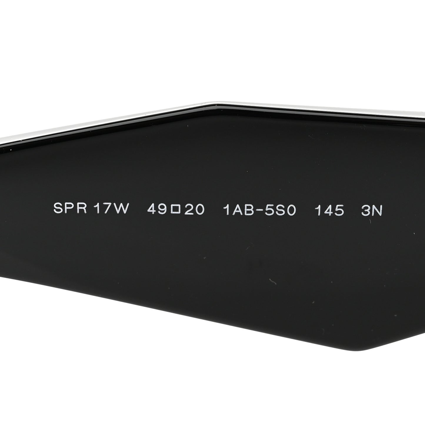 Acetate Symbole Sunglasses SPR 17W Black