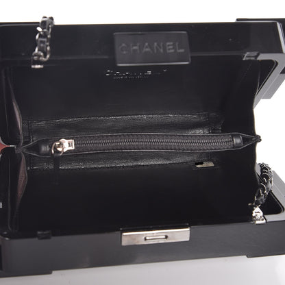 Chanel Plexiglass Boy Brick Lego Clutch Black 5 of 7